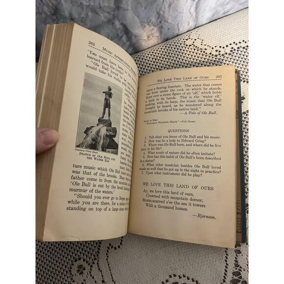 1927 Music Appreciation Reader, Book Four by Hazel Gertrude Kinscella - Picture 9 of 13